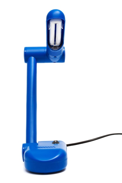 Blaue moderne Lampe