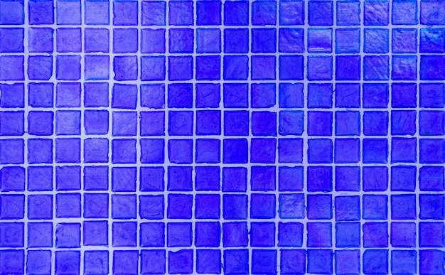 Blaue Mosaikfliesen Textur Hintergrund