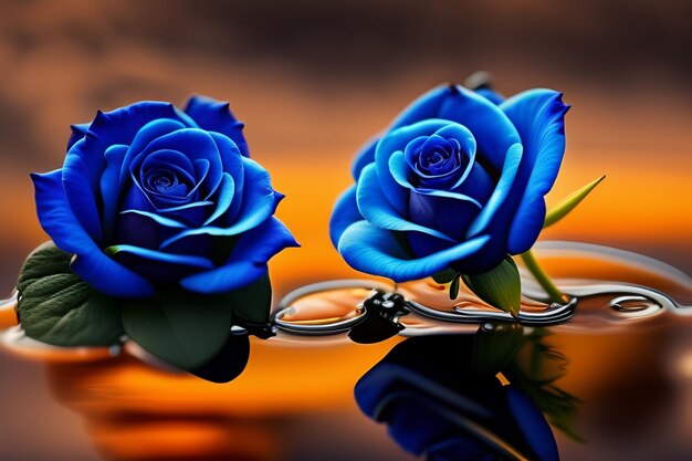 blaue Rose 2