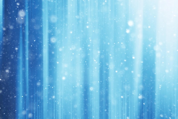 blaue Schneelinien Hintergrund / abstrakter Hintergrund Weihnachten blaue Schneeflocken verschwommener Hintergrund, Schneeflocken