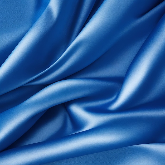 blaue Seidenmaterialstruktur