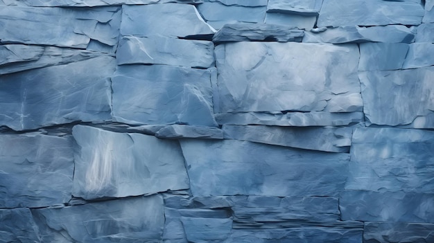 blaue Steinwandtextur Hintergrund naturalistische leichte Gutai monochromatische Kompositionen