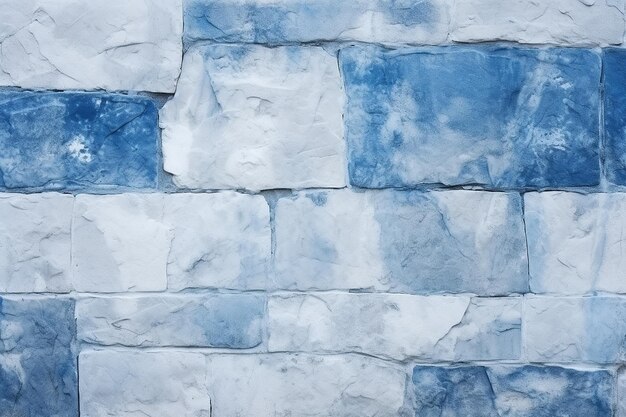 Blaue und weiße Betonsteinstruktur für den Hintergrund
