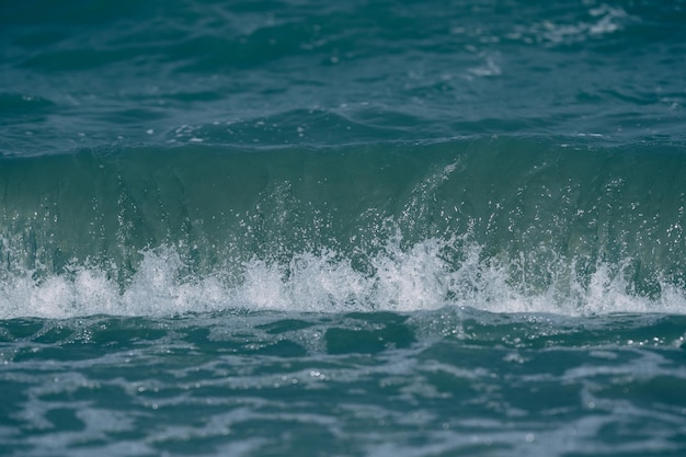 Blaue Welle Nahaufnahme Fluss Meer oder Ozean Hintergrund