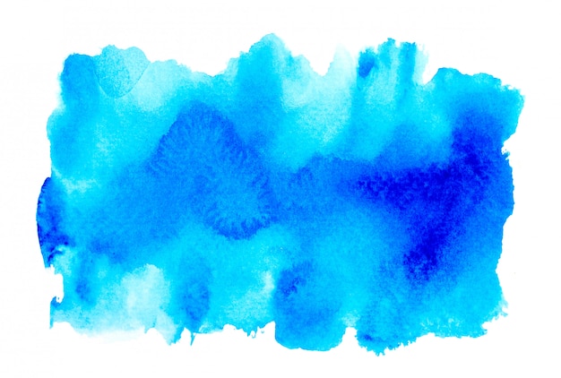 blauer abstrakter Aquarellhintergrund.