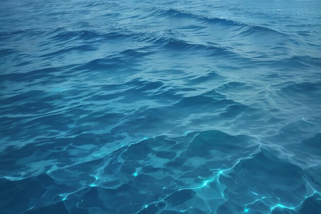 Blauer abstrakter Hintergrund der Wasseroberfläche mit einem Textfeld