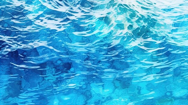 Blauer abstrakter Wasserwellenhintergrund