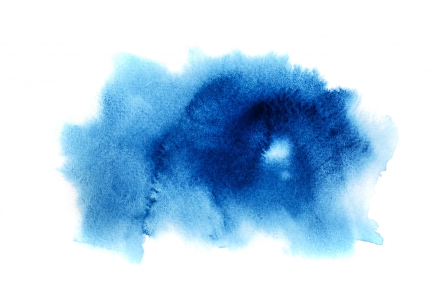 blauer Aquarellhintergrund.