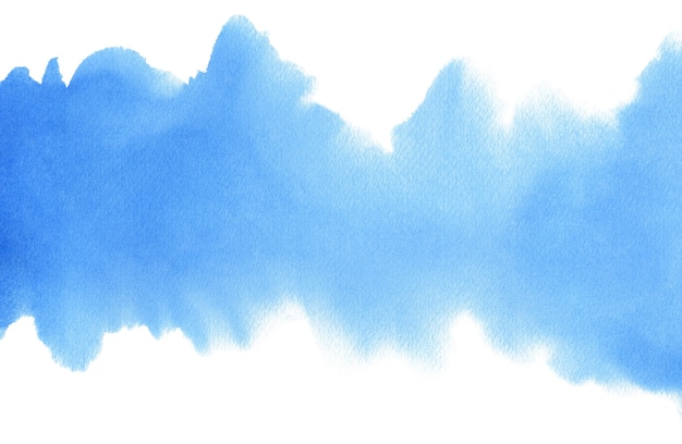 Blauer azurblauer türkisfarbener abstrakter Aquarellhintergrund für Texturhintergründe und Webbanner-Design