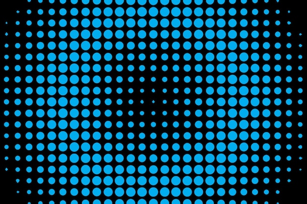 Blauer Comic-Popart-Halbton-Hintergrundvektor