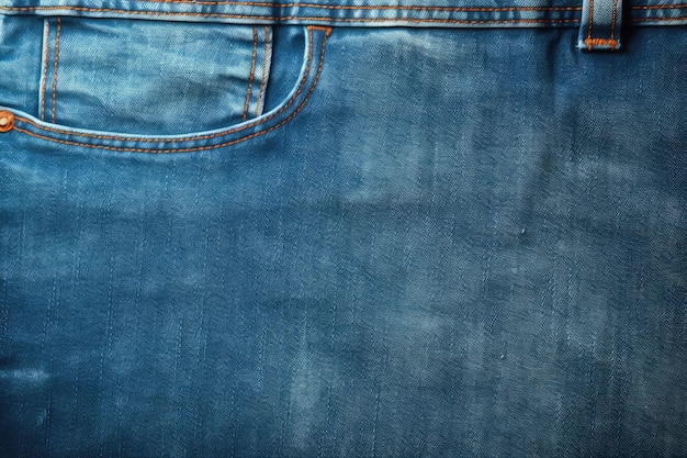 Blauer Denim-Hintergrund mit Tasche