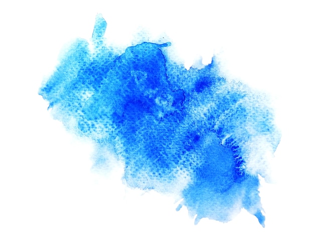 blauer Fleck Aquarellhintergrund.