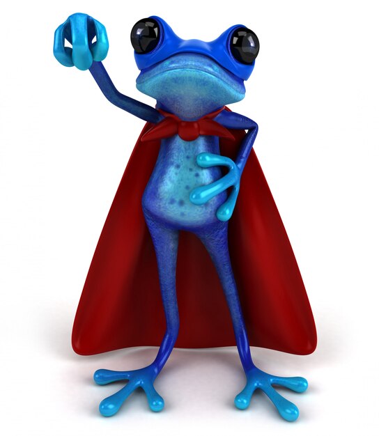 Blauer Frosch Animation