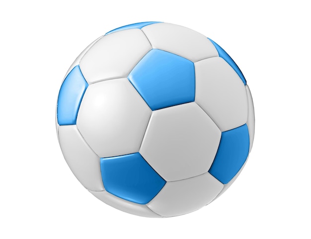 Blauer Fußballball