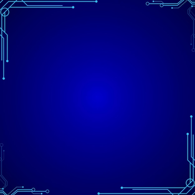 Blauer futuristischer Hintergrund Instagram-Post 1