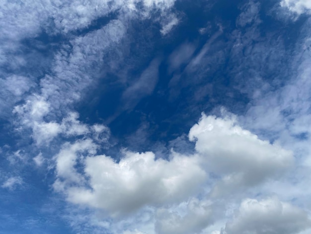 Blauer Himmel mit cloudscape Hintergrund