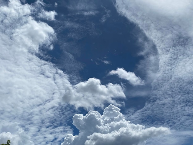 Blauer Himmel mit cloudscape Hintergrund