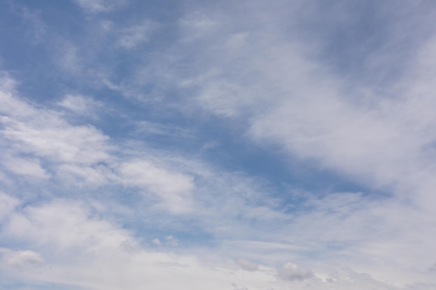 Blauer Himmel mit weißen Wolken am Tag