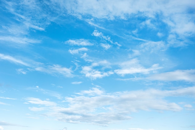 Blauer Himmel mit weißen Wolken, Sommerhimmel