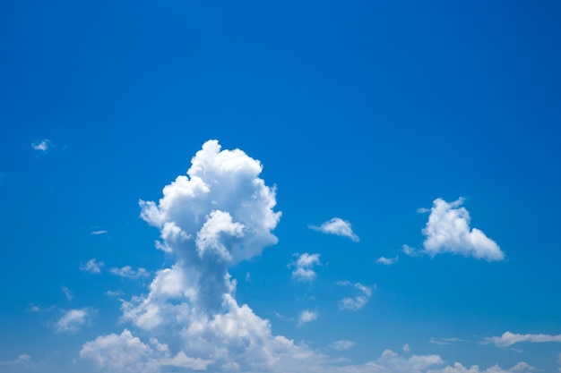 Blauer Himmel mit weißen Wolken