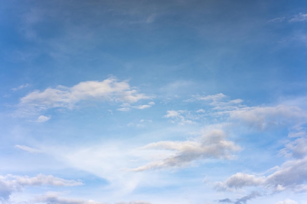 Blauer Himmel mit Wolken als Hintergrund