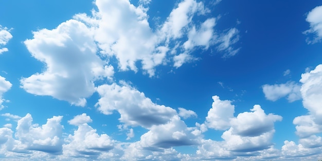 Blauer Himmel mit Wolken Hintergrund