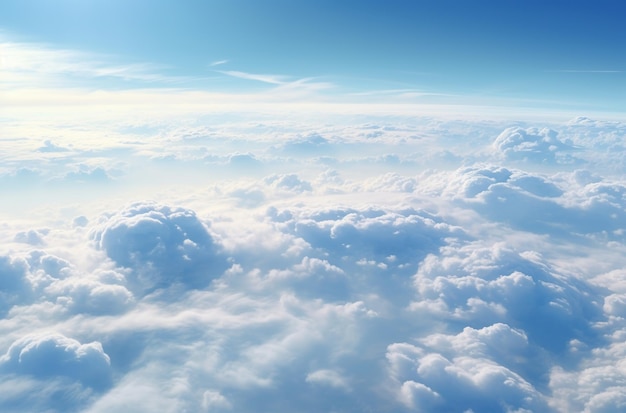 Blauer Himmel mit Wolken im Hintergrund