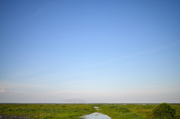 Blauer himmel mit wolken