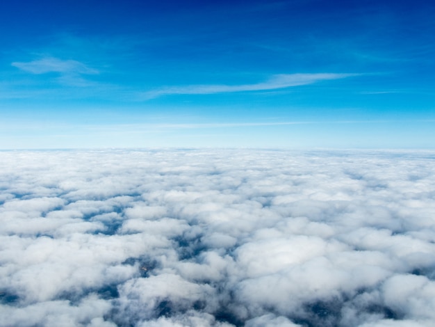 Foto blauer himmel mit wolken