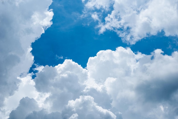 Blauer Himmel mit Wolken