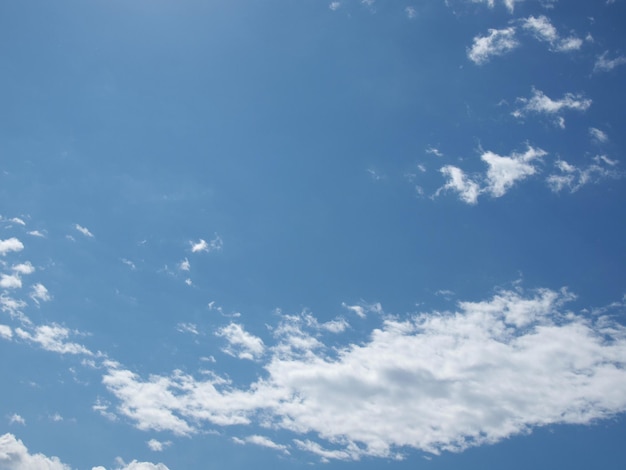 Blauer Himmel mit Wolken