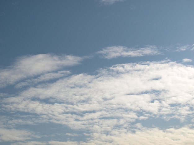 Blauer Himmel mit Wolken