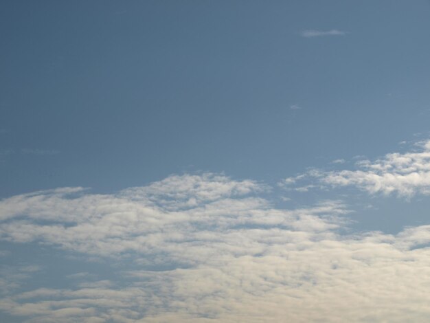 Blauer Himmel mit Wolken