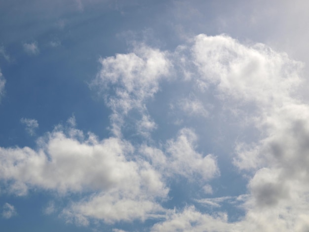 Blauer Himmel mit Wolken