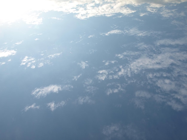 Blauer Himmel mit Wolken