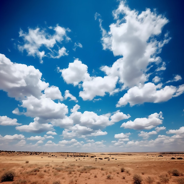 Blauer Himmel mit Wolken