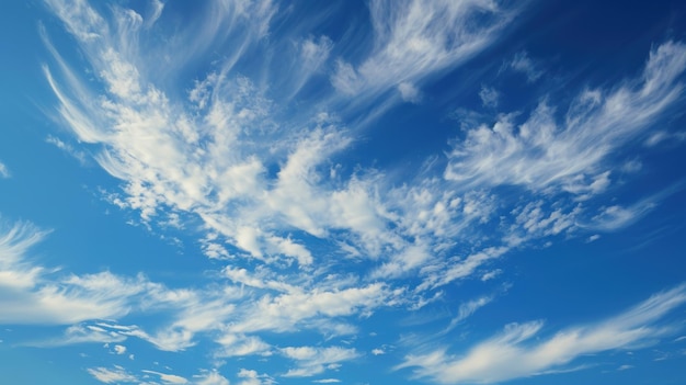 Blauer Himmel mit Wolken