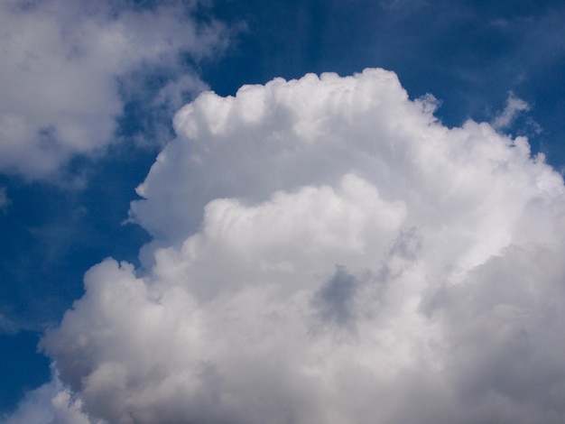 Blauer Himmel mit Wolkenhintergrund