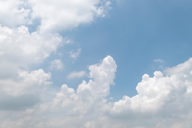 Blauer Himmel und weiße Wolken