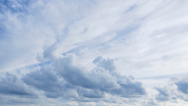 Blauer Himmel und Wolken bei Sonnenuntergang Hintergrund Himmel Natur