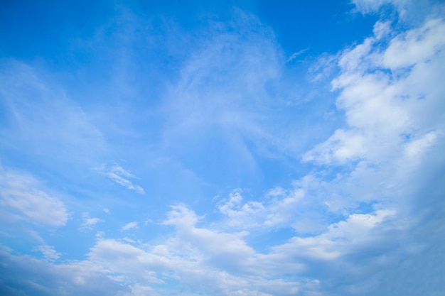 Blauer Himmel und Wolken