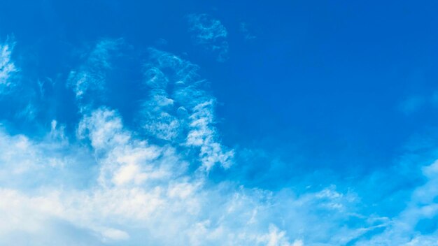 Blauer Himmel und Wolken