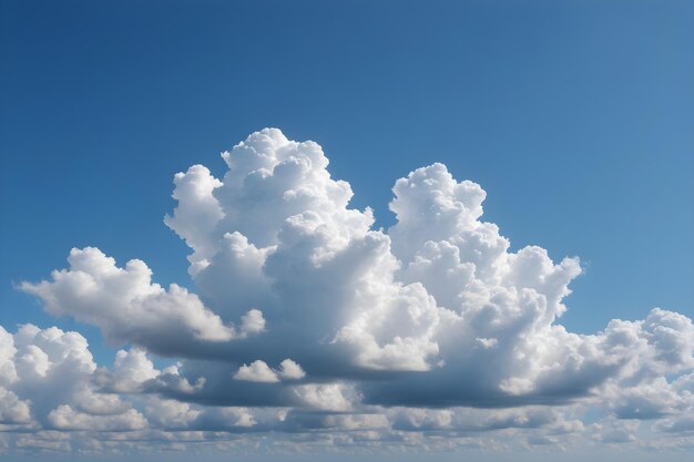 Blauer Himmel, weiße Wolken