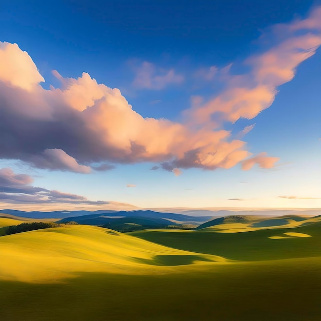 blauer Himmelhintergrund mit Wolken