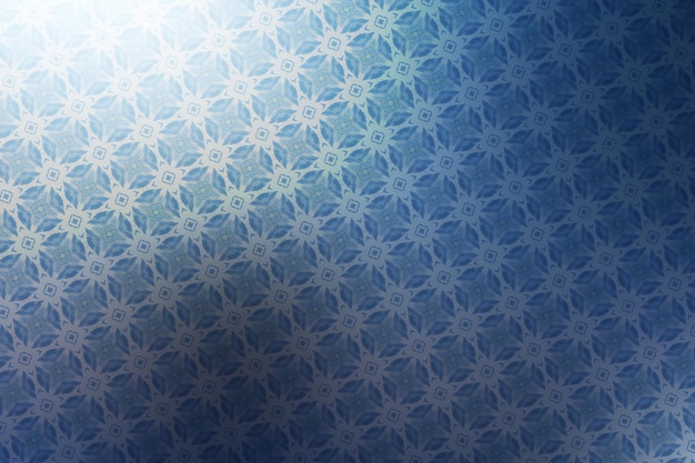 Blauer Hintergrund mit einem Muster aus geometrischen Formen nahtloses Muster