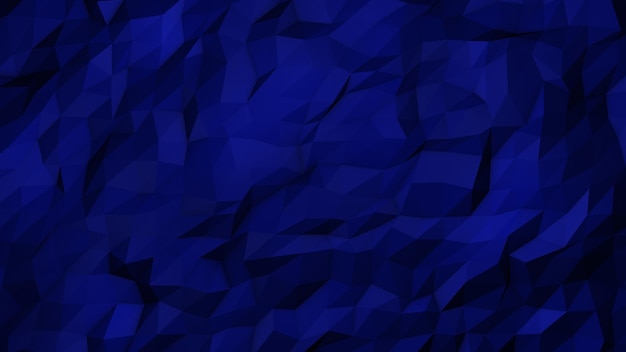 Blauer Hintergrund mit geometrischen Formen, Linien, Streifen, Dreiecke, Polygonalmosaik, geometrisches Netzwerk