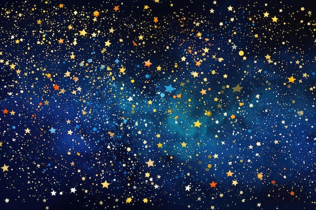 Blauer Kosmos Universum Nebel Hintergrundstern Galaxie Nachtraum Himmel Astronomie kosmisch