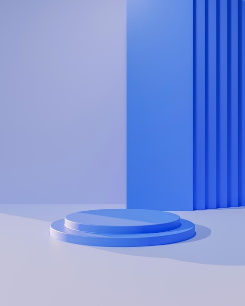 Foto blauer künstlerischer hintergrund 3d render