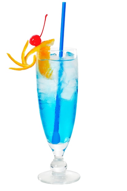 Blauer Longdrink-Cocktail