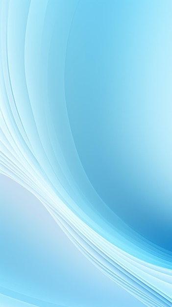 Blauer Pastellfarben-Gradient-Hintergrund mit welligen Linien leeres Leermuster mit Kopierraum für das Produkt